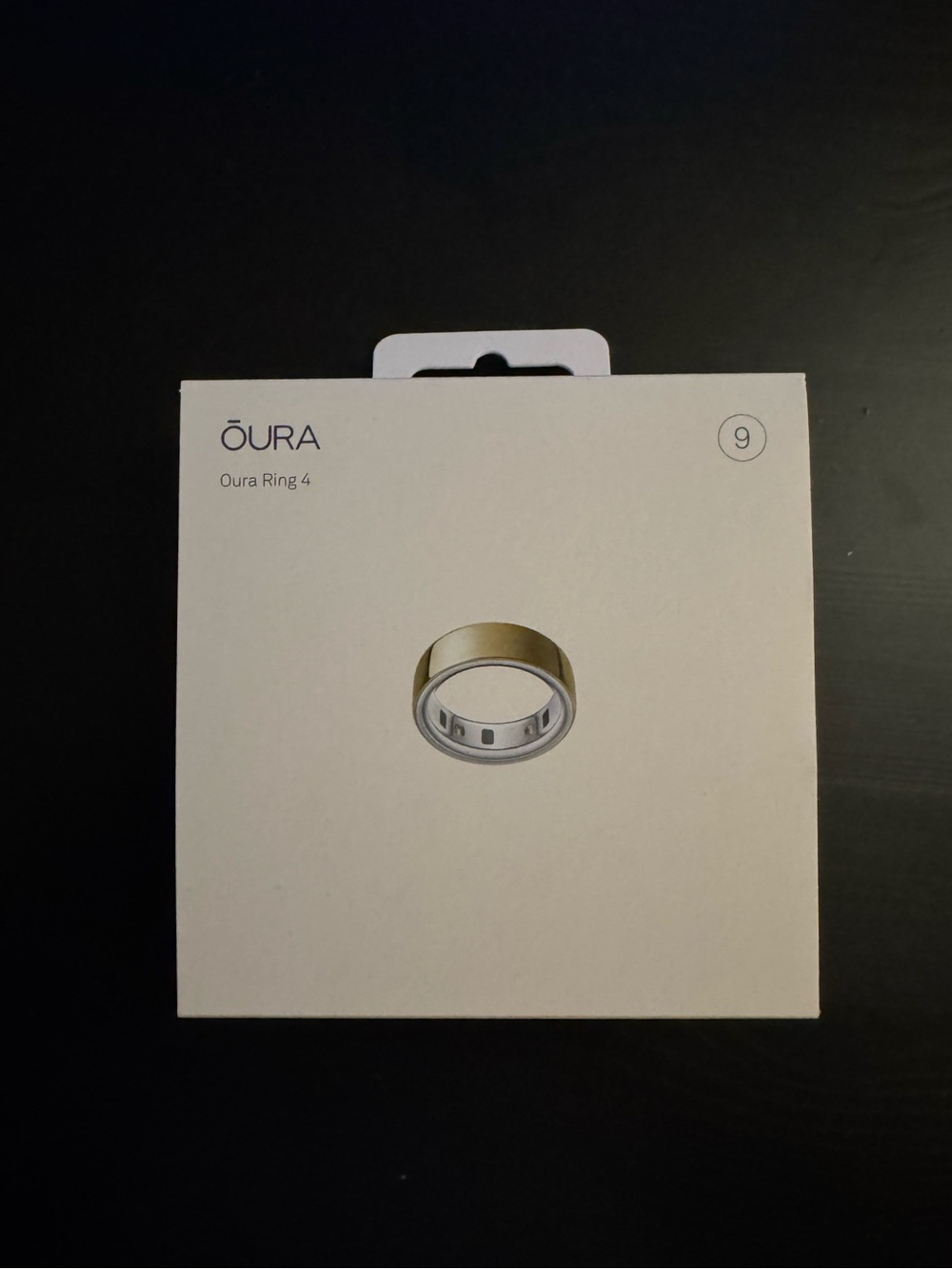 Gold Oura Ring Gen 4 - size 9